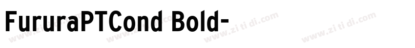 FururaPTCond Bold字体转换
